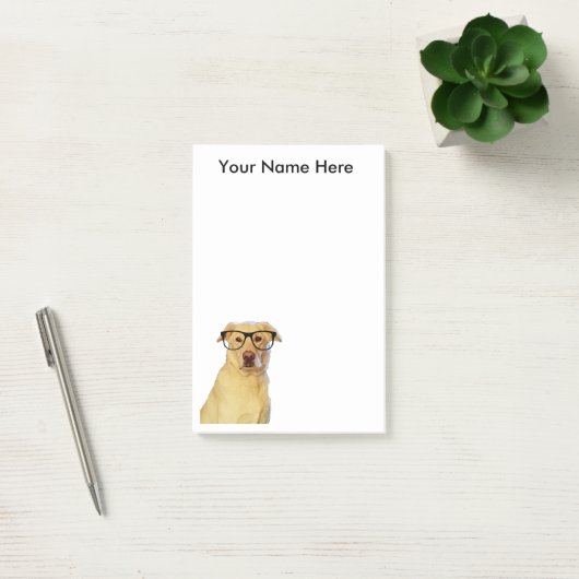 Personalisierte Welpe-Es-Anmerkung Auflage Post-it Klebezettel (Büro)