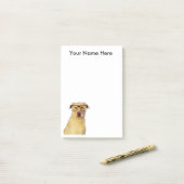 Personalisierte Welpe-Es-Anmerkung Auflage Post-it Klebezettel (Auf Schreibtisch)