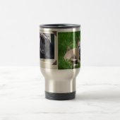 personalisierte Welpen-Tasse Reisebecher (Mittel)
