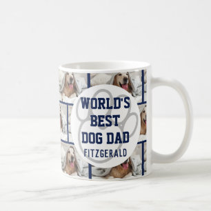 Personalisierte Welt Bestes Hund-Vater-Foto Kaffeetasse