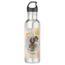 Personalisierte "Weltbeste Mama" Wasserflasche