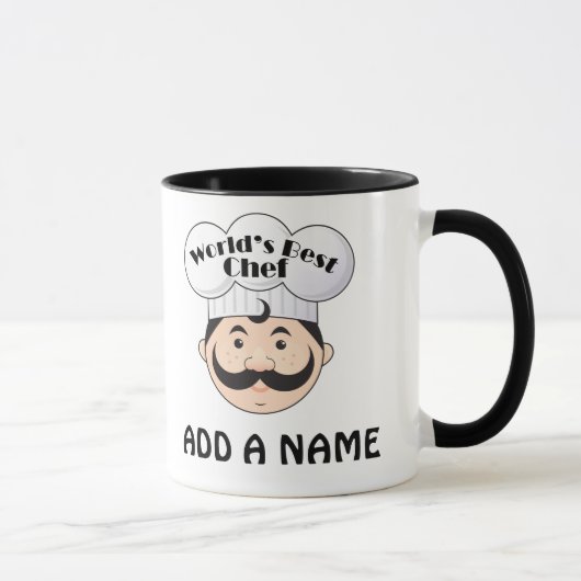 Personalisierte Weltbestes Kochs-Geschenk Tasse (Rechts)
