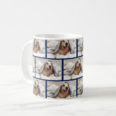 Personalisierte Welten Best Dog Vater Foto Kaffeetasse (Vorderseite Links)