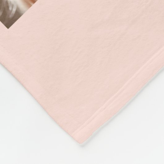 Personalisierte Welten Beste Mama Rosa 8 Foto Fleecedecke (Ecke)