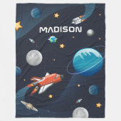 Personalisierte Weltraumaktivität in der Galaxie Fleecedecke (Vorderseite)