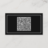 Personalisierte Werbe-QR-Code-Geschäftskarten Visitenkarte (Rückseite)