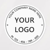 Personalisierte Werbeaktion für kundenspezifische Etiketten (Design 2)