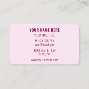 Personalisierte Werbefirmenkarte Visitenkarte