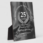 Personalisierte Wertschätzung für den Langdienst Fotoplatte (Seite)