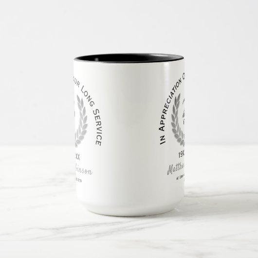 Personalisierte Wertschätzung für den Langdienst Tasse (Zentrum)