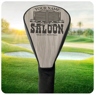 Personalisierte Western-Gewehrwaffen Old Saloon Ba Golf Headcover