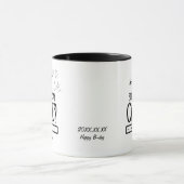 Personalisierte Whimsical Cake Lover Typografie We Tasse (Zentrum)