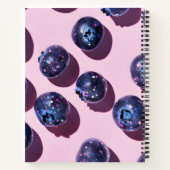Personalisierte Whimsical Galaxy Blaubeere Notizblock (Rückseite)