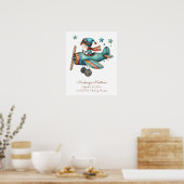 Personalisierte Whimsical Illustration für Baby Poster (Küche)