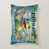 Personalisierte Whimsical Wonders Frog Baby Pillow Dekokissen (Vorderseite(Vertikal))