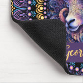 Personalisierte Whimsikanzüge Zodiac Dot Mandala Mousepad (Ecke)