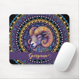 Personalisierte Whimsikanzüge Zodiac Dot Mandala Mousepad