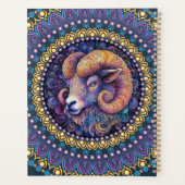 Personalisierte Whimsikanzüge Zodiac Dot Mandala Planer (Rückseite)