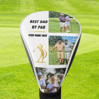 Personalisierte White Golf Geschenke für Vater Headcover