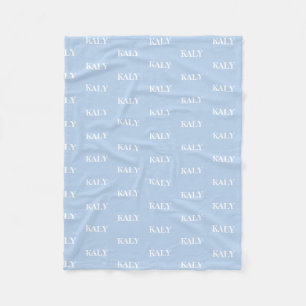 Personalisierte wiederholende Baby-Jungen-Name Bla Fleecedecke