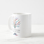 Personalisierte Wiedersehen Coffee Tasse (Vorderseite Links)