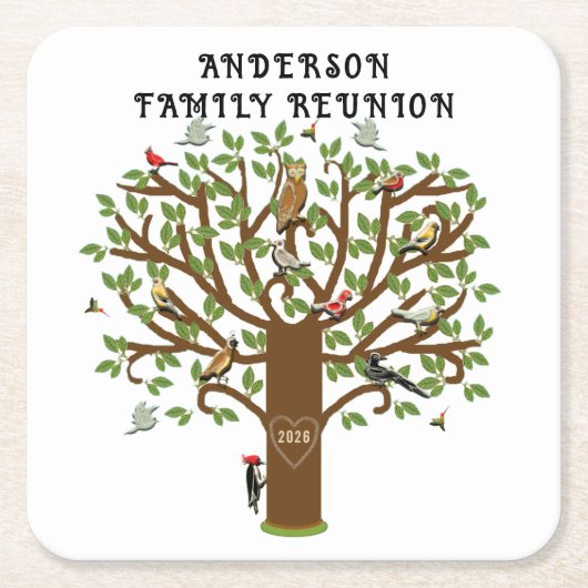 Personalisierte Wiedersehen-Collectibel Rechteckiger Pappuntersetzer (Vorderseite)