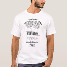 Personalisierte Wiedersehen-Family-Produktfamilie T-Shirt