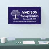 personalisierte Wiedersehen für die blaue Minimal- Banner (Messe)