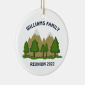 Personalisierte Wiedersehen Keramik Keramik Ornament (Rechts)