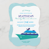 Personalisierte Wiedersehen-Kreuzfahrt Einladung (Vorne/Hinten)