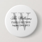 Personalisierte Wiedersehen-Partys-Tasten Button (Vorderseite)