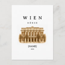 Personalisierte Wien Börse | Name & Jahr