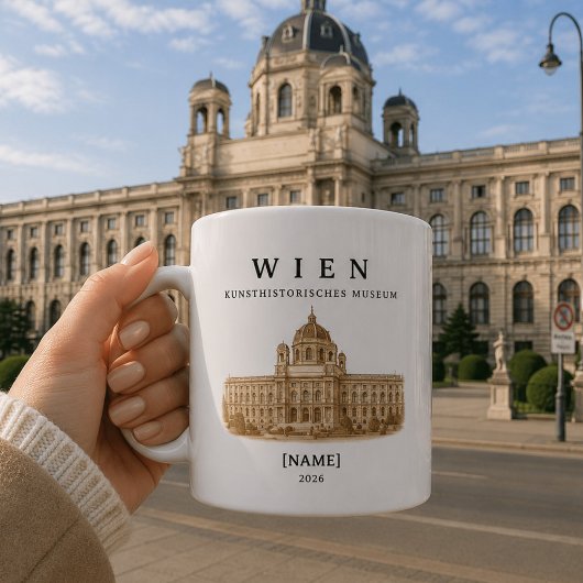 Personalisierte Wien Kunsthistorisches Museum  Kaffeetasse