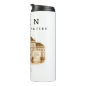 Personalisierte Wien Museumsquartier | Name & Jahr Thermosbecher (Nach rechts gedreht)