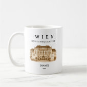 Personalisierte Wien Museumsquartier Tasse | Name (Links)