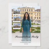 Personalisierte Wien Präsentationsabend Einladung (Vorderseite)