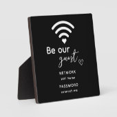 Personalisierte Wifi-Wohngestaltung Neue Zuhause-G Fotoplatte (Vorderseite)