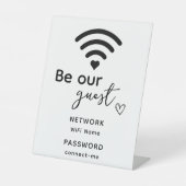 Personalisierte Wifi-Wohngestaltung Neue Zuhause-G Sockelschild (Vorderseite)