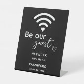 Personalisierte Wifi-Wohngestaltung Neue Zuhause-G Sockelschild (Vorderseite)