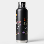 Personalisierte Wildblume Butterfly Garden Trinkflasche (links)