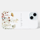 Personalisierte Wildblume Case-Mate iPhone Hülle (Rückseite (Horizontal))