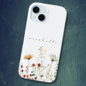 Personalisierte Wildblume Case-Mate iPhone Hülle