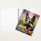 Personalisierte Wildblume Deutscher Hirte 2024 Planer (Anzeige)