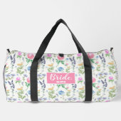 Personalisierte Wildblume Duffle Bag (Rückseite)