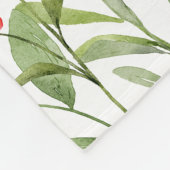 Personalisierte Wildblume Fleecedecke (Ecke)