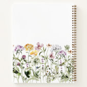 Personalisierte Wildblume Florenz Notizblock (Rückseite)