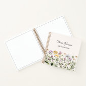 Personalisierte Wildblume Garden Kinderbuch Notizblock (Innenseite)