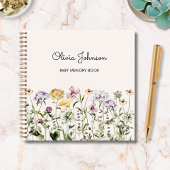 Personalisierte Wildblume Garden Kinderbuch Notizblock