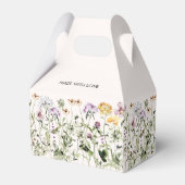 Personalisierte Wildblume Garten Geschenkschachtel (Rückseite)