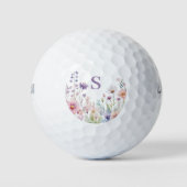 Personalisierte Wildblume Golfball (Vorderseite)